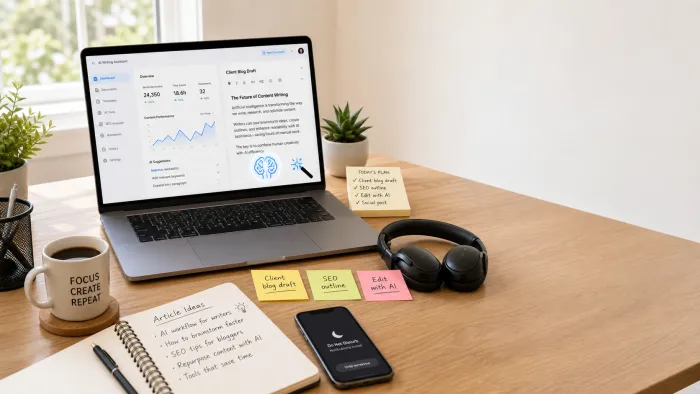 AI for Freelance Writers: 12 Workflows That Save 10+ Hours a Week