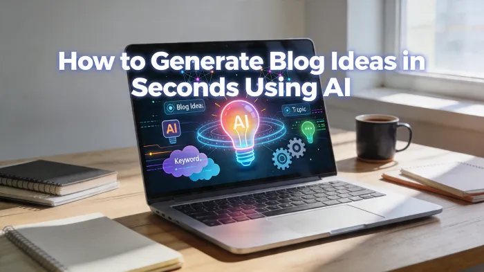 How to Generate Blog Ideas in Seconds Using AI